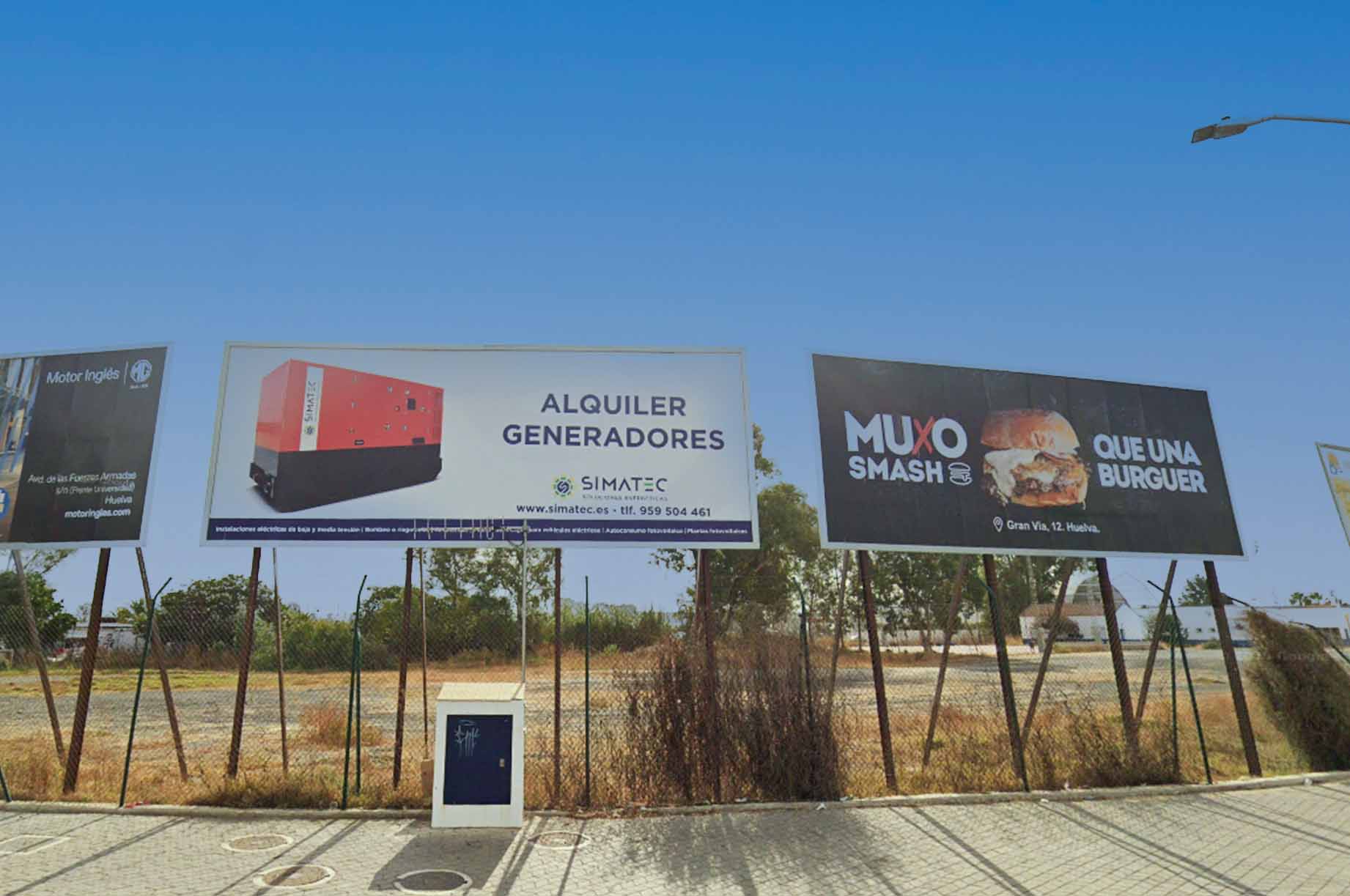 Anunciate en nuestras vallas de publicidad en Huelva