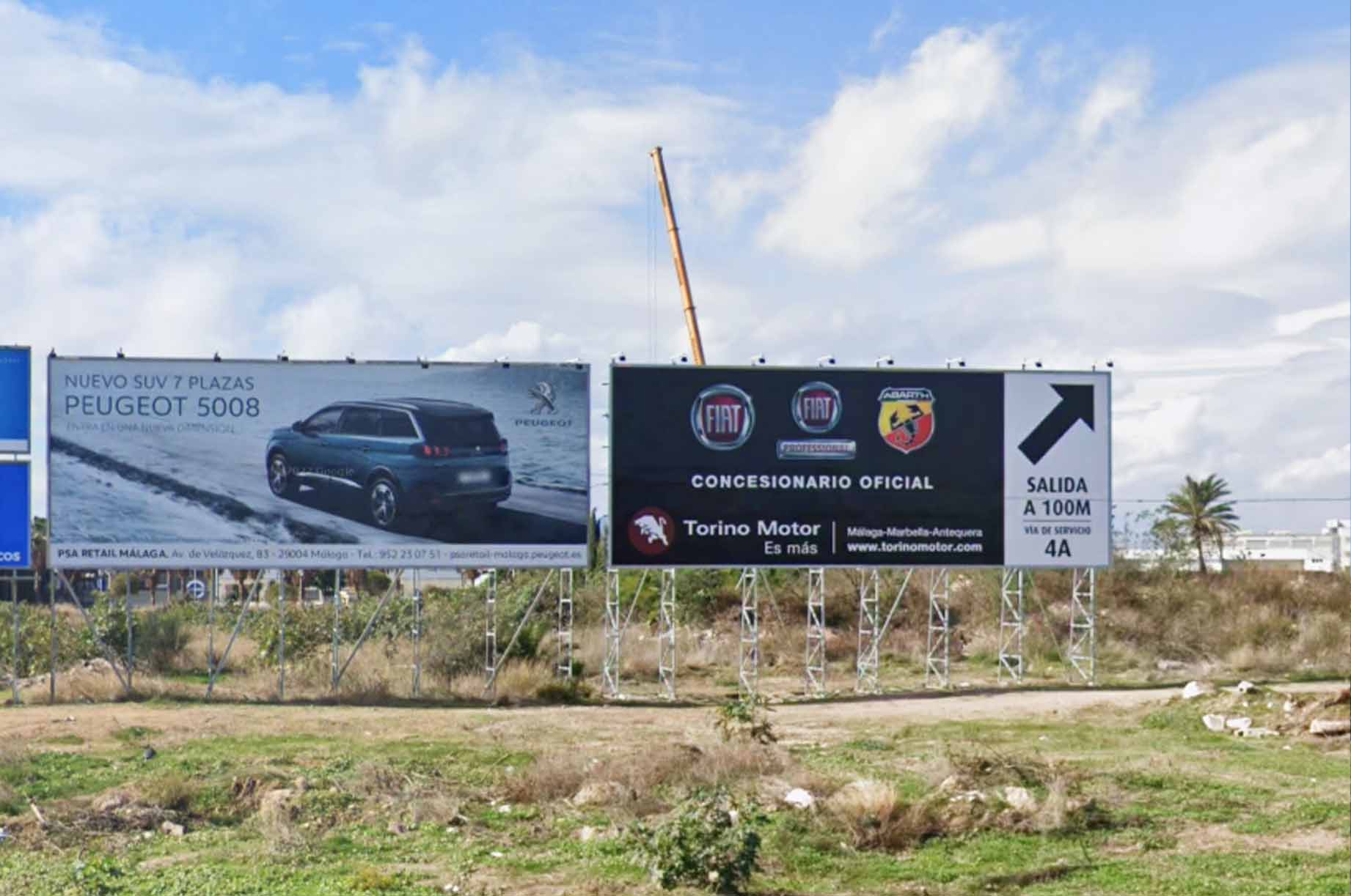 Anunciate en vallas de publicidad de málaga