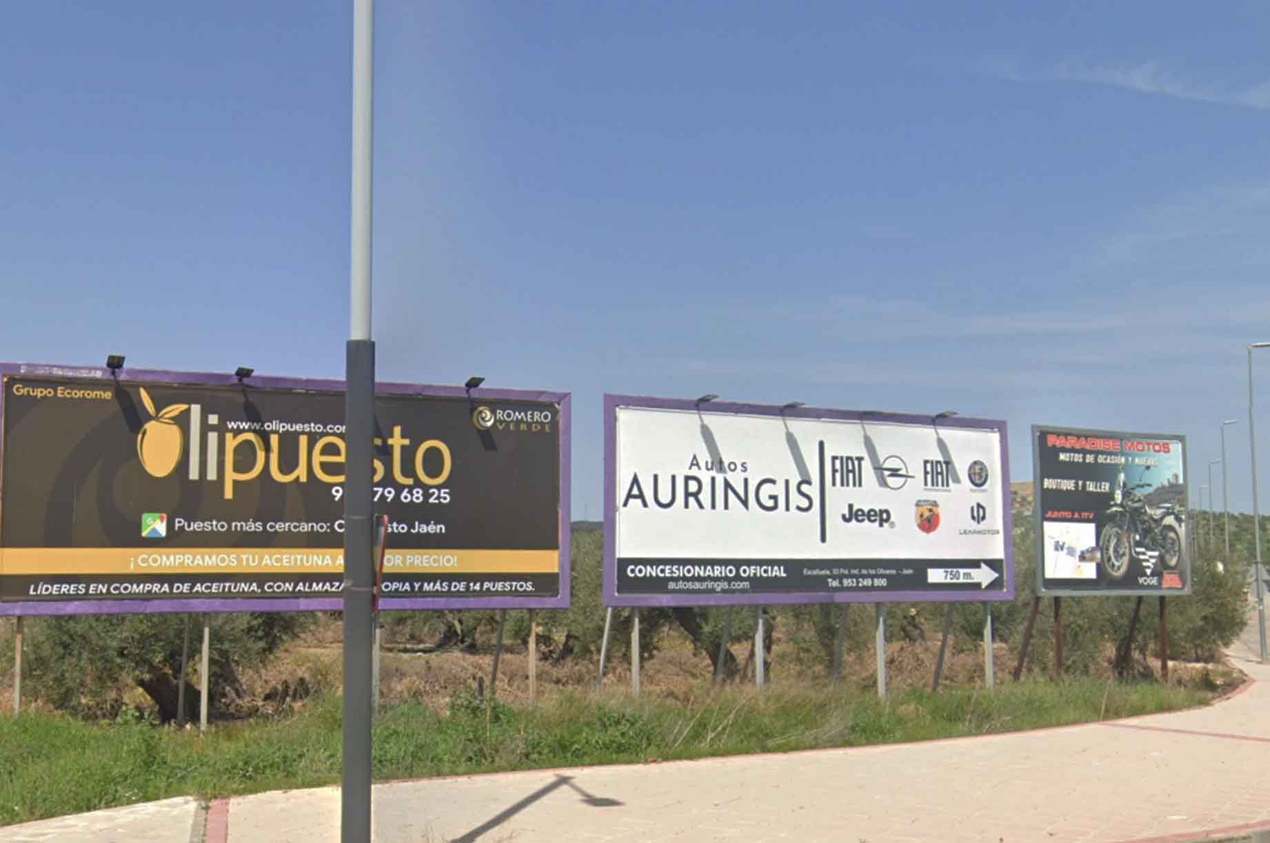 Vallas de publicidad en Jaen