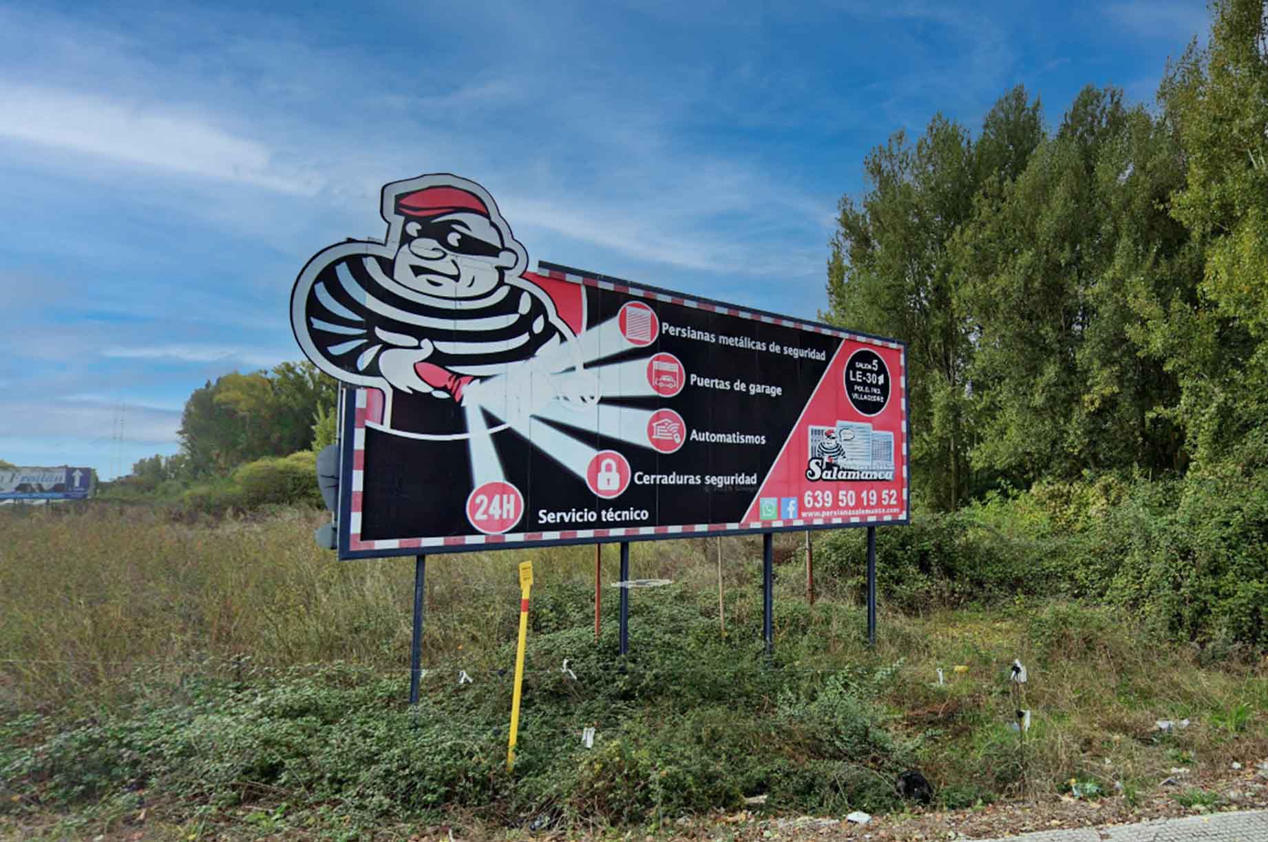 Vallas de publicidad en Leon